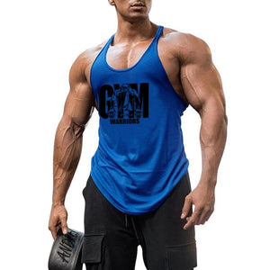 Summer Y Back Gym Stringer Tank Top Men Cotton Clothing Bodybuilding Sleeveless Shirt Fitness Vest Muscle Singlets Workout Tank | TageUnlimited