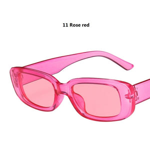 Small Rectangle Sunglasses Women Oval Vintage Brand Designer Square Sun Glasses For Women Shades Female Eyewear Anti-glare UV400 | TageUnlimited