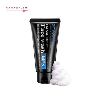 HANAJIRUSHI Oil Control Face Wash For Men Limpiador Facial Cleanser Skin Balancing Moisture Cleaning Pores Men’s  skin care 130g | TageUnlimited