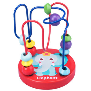 Baby Wooden Montessori Educational Toys Animal Shape Puzzle Rainbow Blocks Circles Bead Xylophone Toys Kids Wooden Learning Toys | TageUnlimited
