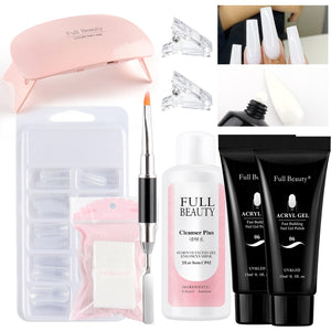 5pcs Quick Builder Nail Kits Finger Poly Extension Nail Gel Manicure Soak Off Crystal Gel Nail Polish No Pain Acrylic Gel GL1791 | TageUnlimited