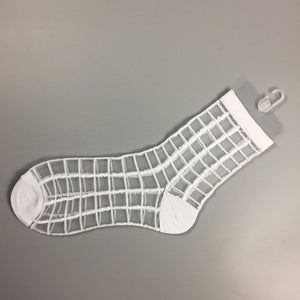Hipster Harajuku Ankle Ladies Socks Women Fashion Transparent Stripe Short Female Summer Women&#39;s Socks Summer Black White Socks | TageUnlimited