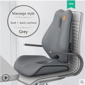 Memory Foam Seat Cushion Orthopedic Pillow Coccyx Office Chair Cushion Support Waist Back Pillow Car Seat Hip Massage Pad Sets | TageUnlimited