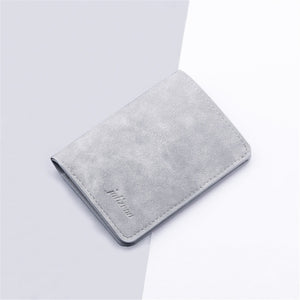 Mini Thin Men Wallet Card Holder Purse Coin Pouch Card Holder Short Vertical PU Leather Wallet Change Money Pouch | TageUnlimited