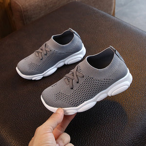 New Baby Sneakers Fashion Children Flat Shoes Infant Kids Baby Girls Boys Solid Stretch Mesh Sport Run Sneakers Shoes | TageUnlimited