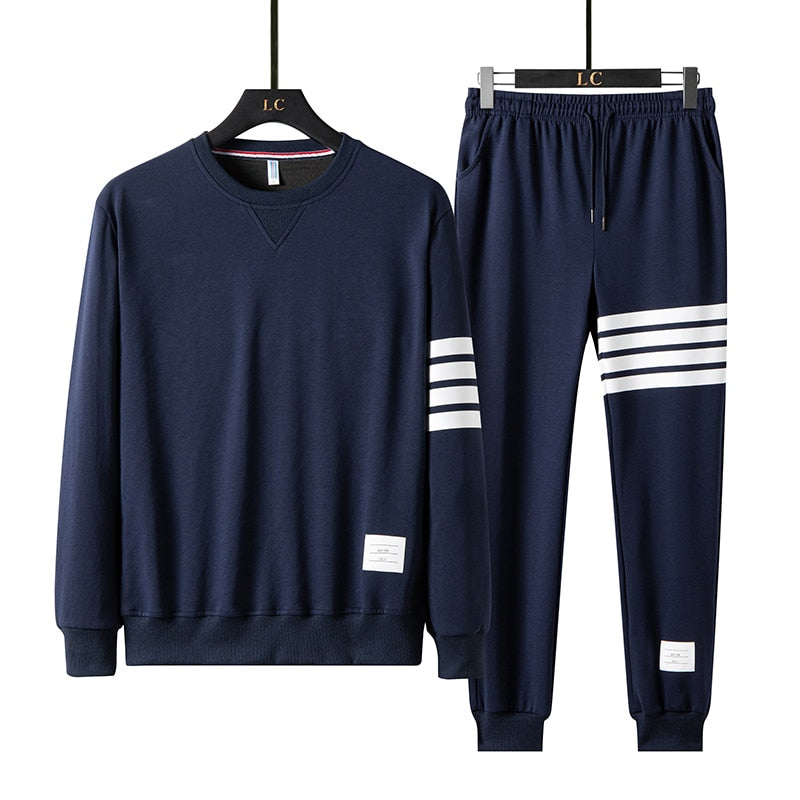 Brand Autumn Winter Men Sets Pants Clothing Sweatsuit Fashion Clothes Trousers Sportswear Sweatpants Long Sleeve Tracksuits | TageUnlimited