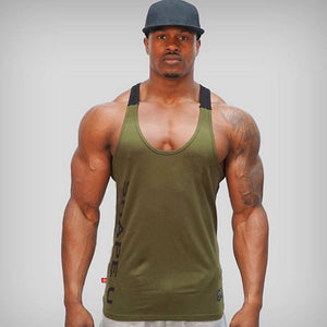 Hot Bodybuilding Fitness Singlets Muscle Vest For Men Tee Basketball Jersey Solid Gym Men Stringer Loose Tank Tops | TageUnlimited
