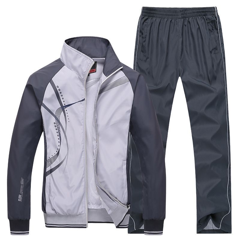 Men's Sportswear New Spring Autumn Tracksuit  High Quality Sets  Jacket+Pant Sweatsuit Male Fashion Print Clothing Size L-5XL | TageUnlimited