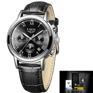 New Fashion Women Watches LIGE Top Brand Ladies Luxury Creative Steel Women Bracelet Watches Female Quartz Waterproof Watch Gift | TageUnlimited