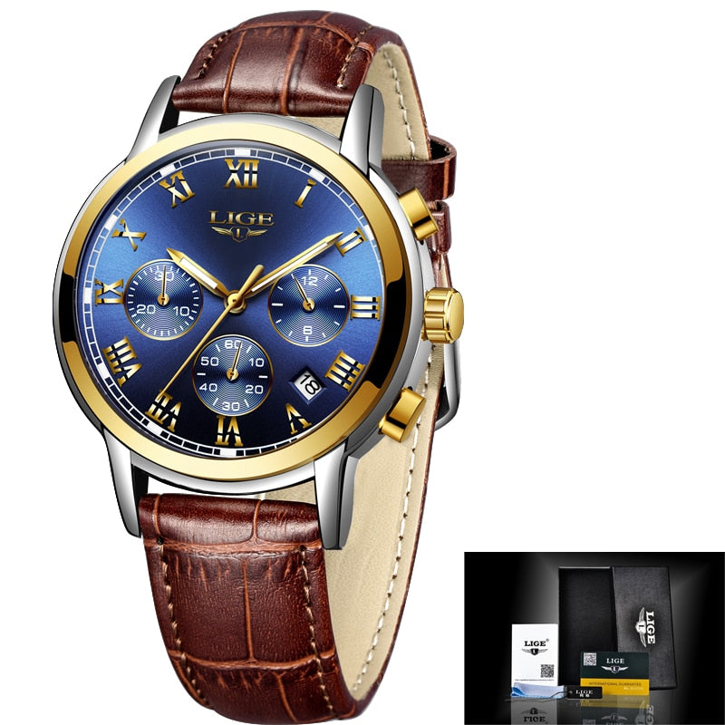 New Fashion Women Watches LIGE Top Brand Ladies Luxury Creative Steel Women Bracelet Watches Female Quartz Waterproof Watch Gift | TageUnlimited