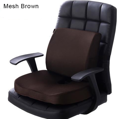 Orthopedics Hemorrhoids Seat Cushion Memory Foam Car Rebound Cushion Office Chair Lumbar Support Pain Relief Breathable Pillow | TageUnlimited