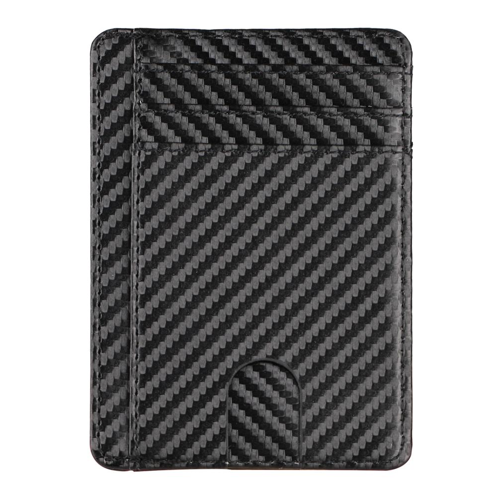 Slim RFID Blocking Leather Wallet Credit ID Card Holder Purse Money Case for Men Women Fashion Bag 11.5x8x0.5cm | TageUnlimited