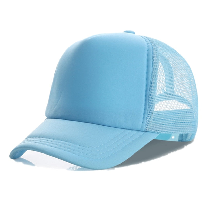 Unisex Cap Casual Plain Mesh Baseball Cap Adjustable Snapback Hats. | TageUnlimited