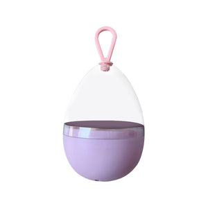Empty Transparent Puffs Drying Box Storage Case Portable Sponge Stand Cosmetic Egg Shaped Rack Makeup Blender Puff Holder | TageUnlimited