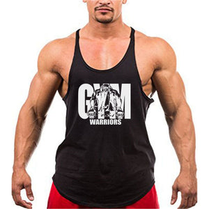Summer Y Back Gym Stringer Tank Top Men Cotton Clothing Bodybuilding Sleeveless Shirt Fitness Vest Muscle Singlets Workout Tank | TageUnlimited