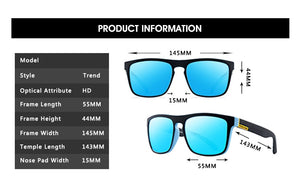 New Fashion Guy Sun Glasses Polarized Sunglasses Men Classic Design Mirror Square Ladies Sun Glasses Women | TageUnlimited