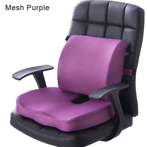Orthopedics Hemorrhoids Seat Cushion Memory Foam Car Rebound Cushion Office Chair Lumbar Support Pain Relief Breathable Pillow | TageUnlimited