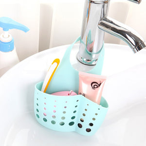 Kitchen Gadgets Portable Basket Home Kitchen Hanging Drain Basket Bag Bath Storage Tools Sink Holder Kitchen Accessory Utensils | TageUnlimited