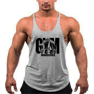 Summer Y Back Gym Stringer Tank Top Men Cotton Clothing Bodybuilding Sleeveless Shirt Fitness Vest Muscle Singlets Workout Tank | TageUnlimited