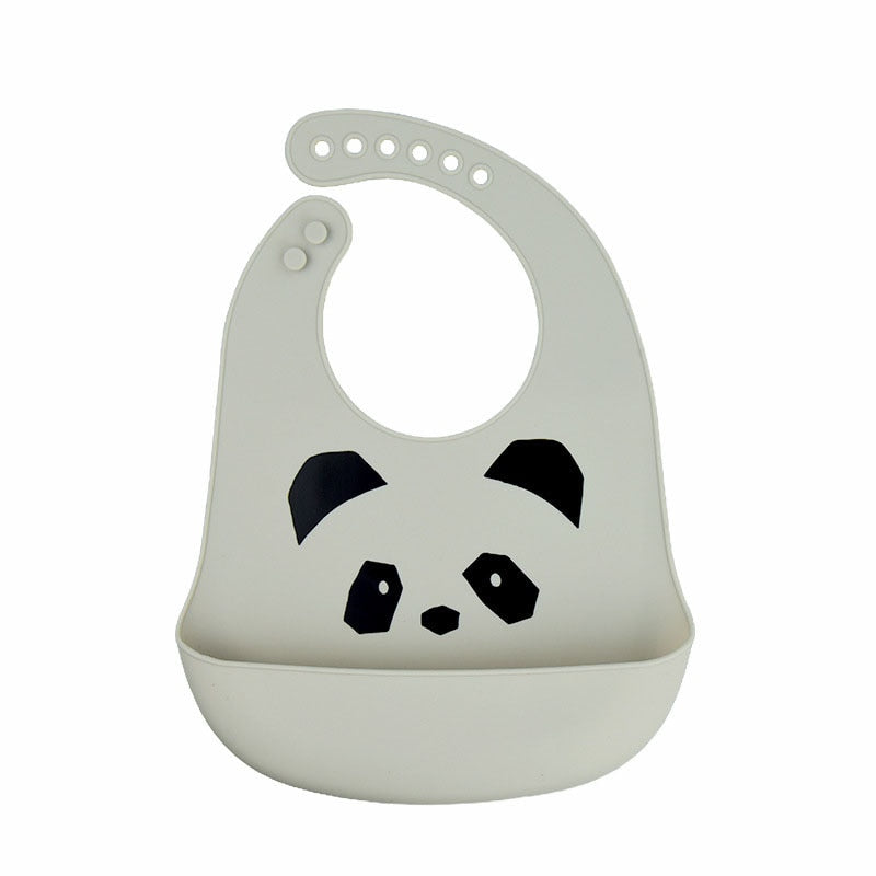 Waterproof Baby Bibs Soft Silicone Scarf Cute Cartoon Brint Baby Items Boys And Girls Adjustable Bibs Burp Sloths | TageUnlimited
