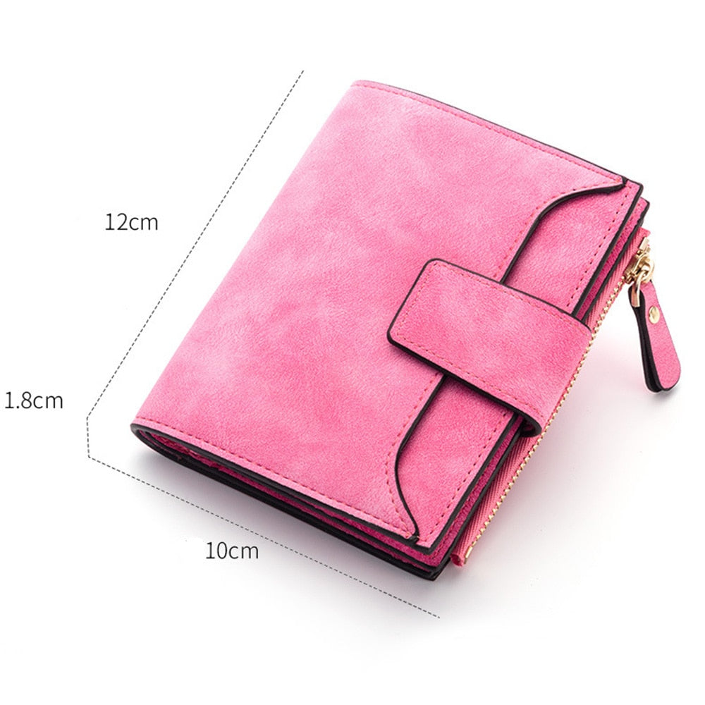 Fashion Women Wallets Free Name Engraving New Small Wallets Zipper PU Leather Quality Female Purse Card Holder Wallet | TageUnlimited