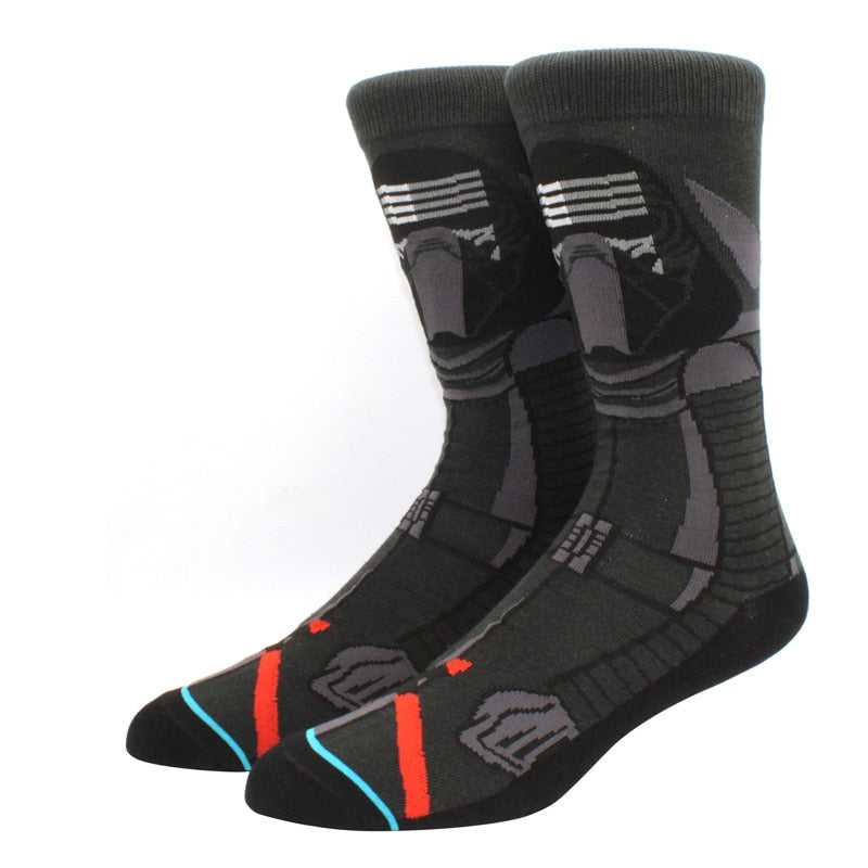 Star Wars Movie Stockings Master Yoda R2-D2 Cosplay Socks Wookiee Jedi Knight Novelty Men&#39;s Women&#39;s Socks Spring Autumn Winter | TageUnlimited