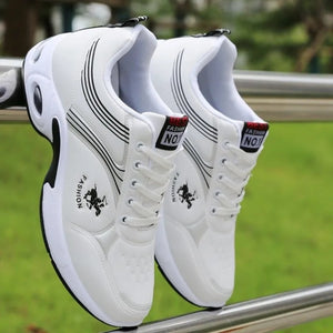 Black leather sneakers autumn man shoes  new arrival wedges sneakers men casual vulcanized shoes | TageUnlimited