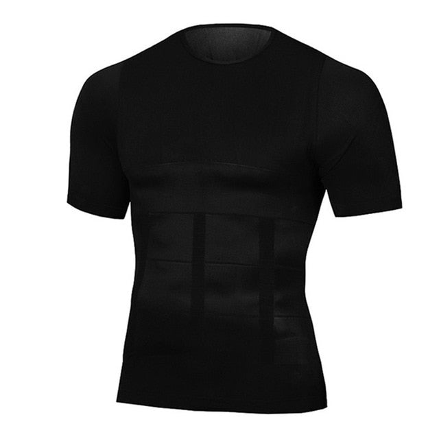 Men Slimming Shaper Posture Vest Male Tummy Abdomen Corrector Compression Body Modeling Fat Burner Chest Tummy Shirt Corset | TageUnlimited