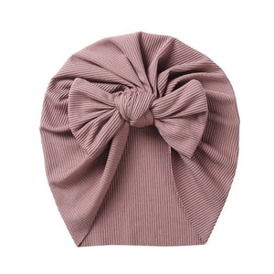 Baby Accessories For Newborn Toddler Kids Baby Girl Boy Turban Cotton Beanie Hat Winter Cap Knot Solid Soft Hospital Caps | TageUnlimited