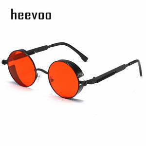 Metal Steampunk Sunglasses Men Women Fashion Round Glasses Brand Designer Vintage Sun Glasses High Quality | TageUnlimited