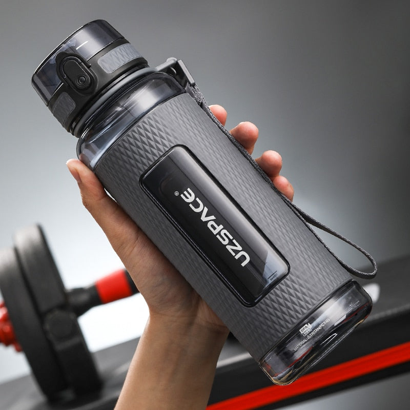 UZSPACE Sport Water Bottles BPA Free Portable Gym Anti-fall Leak-proof Large Capacity Fitness Kettle Tritan Plastic Drink Bottle | 0 | TageUnlimited