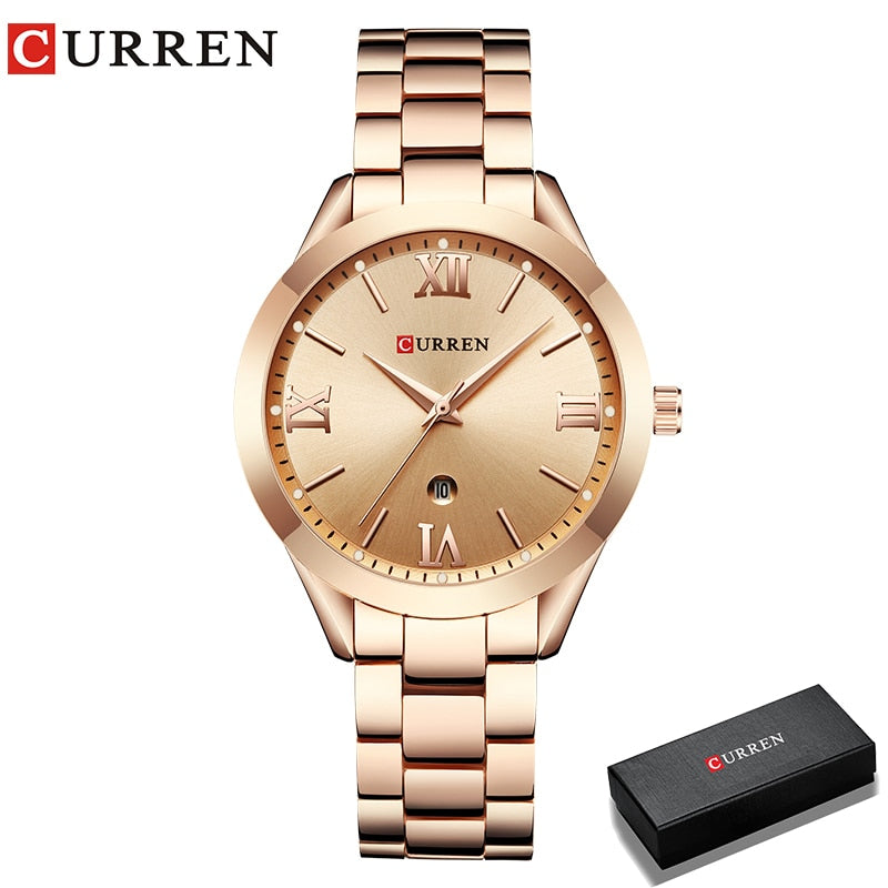 CURREN Gold Watch Women Watches Ladies Creative Steel Women&#39;s Bracelet Watches Female Clock Relogio Feminino Montre Femme | TageUnlimited