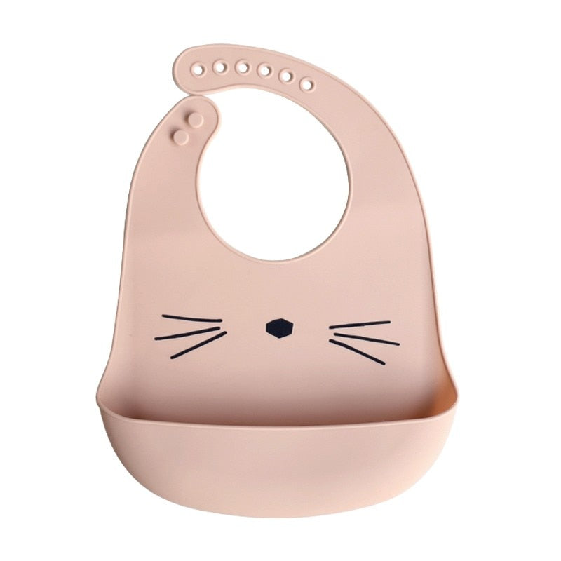 Waterproof Baby Bibs Soft Silicone Scarf Cute Cartoon Brint Baby Items Boys And Girls Adjustable Bibs Burp Sloths | TageUnlimited