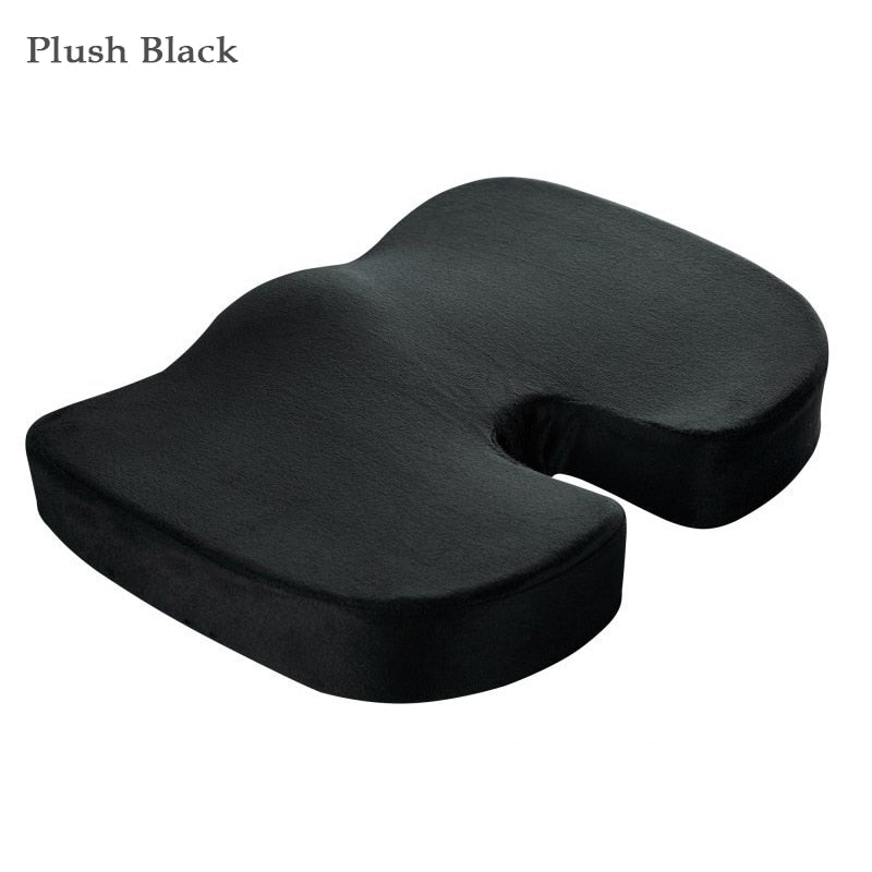 Orthopedics Hemorrhoids Seat Cushion Memory Foam Car Rebound Cushion Office Chair Lumbar Support Pain Relief Breathable Pillow | TageUnlimited