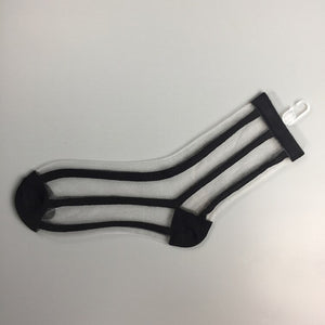 Hipster Harajuku Ankle Ladies Socks Women Fashion Transparent Stripe Short Female Summer Women&#39;s Socks Summer Black White Socks | TageUnlimited