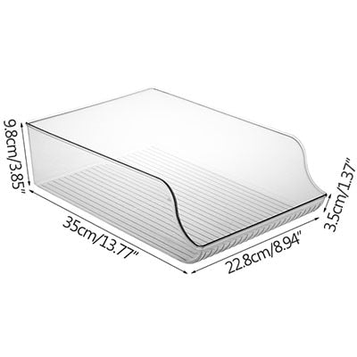 Kitchen Beer Storage Box Beverage Bottle Transparent Finishing Box Kitchen Drawer Refrigerator Storage Box Organization | TageUnlimited