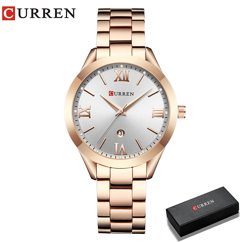 CURREN Gold Watch Women Watches Ladies Creative Steel Women&#39;s Bracelet Watches Female Clock Relogio Feminino Montre Femme | TageUnlimited