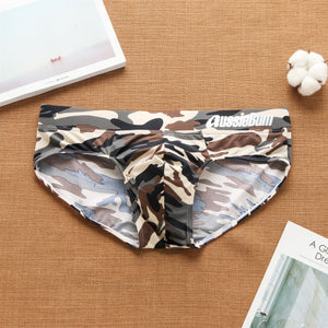 Brand Men's Underwear Cool Summer Camouflage Personality Low Waist Sexy Close-Fitting Comfortable Briefs Underpants For Men's | TageUnlimited