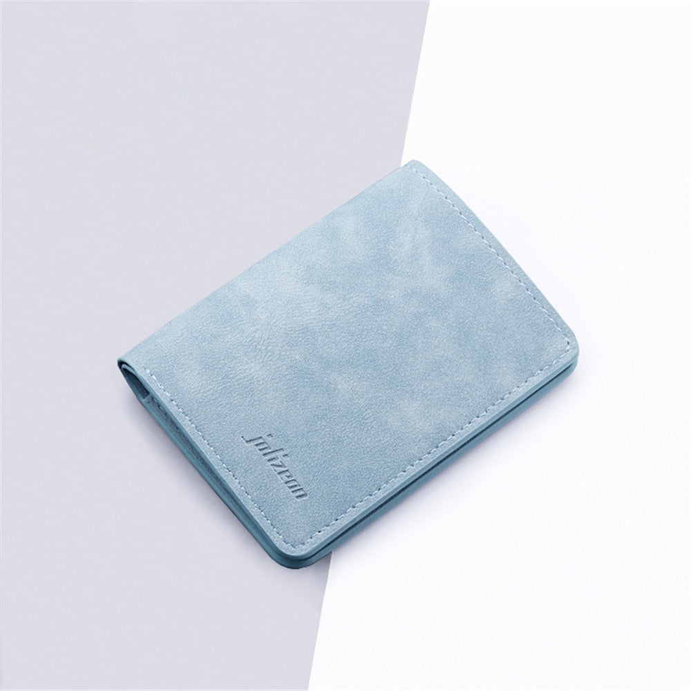 Mini Thin Men Wallet Card Holder Purse Coin Pouch Card Holder Short Vertical PU Leather Wallet Change Money Pouch | TageUnlimited