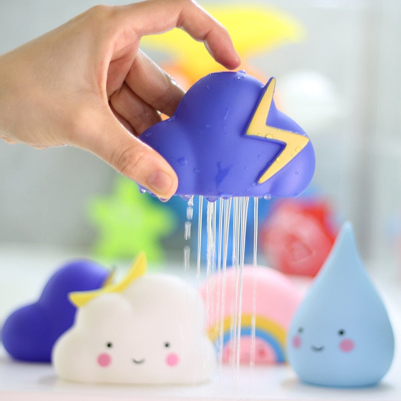 Cute Baby Bath Toys Bathroom Play Water Spraying Tool Clouds Shower Floating Toys Kids Bathroom Water Toys Early Educational | TageUnlimited