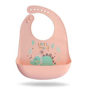 Waterproof Baby Bibs Soft Silicone Scarf Cute Cartoon Brint Baby Items Boys And Girls Adjustable Bibs Burp Sloths | TageUnlimited