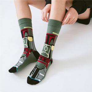 Star Wars Movie Stocking Master Yoda R2-D2 Cosplay Socks WookieNovelty Men&#39;s Women&#39;s Socks Spring Autumn Winter | TageUnlimited