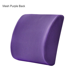 Orthopedics Hemorrhoids Seat Cushion Memory Foam Car Rebound Cushion Office Chair Lumbar Support Pain Relief Breathable Pillow | TageUnlimited