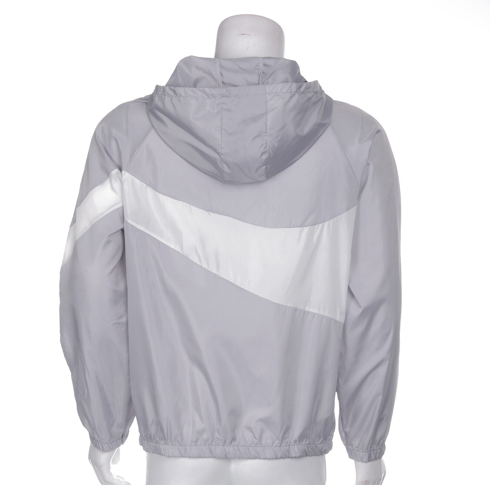 Men’s Winter Fall Thin Hoodies Outfits, Long Sleeve Color Block Zipper Hooded Sweatshirts New Fashion | TageUnlimited