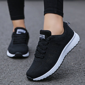 Women Casual Shoes Fashion Breathable Walking Mesh Flat Shoes Woman White Sneakers Women  Tenis Feminino Female Shoes | TageUnlimited