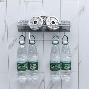 Punch-free Bathroom Shelf Shampoo Cosmetic Towel Storage Rack Organizer Bath Corner Holder Household Items Bathroom Accessories | TageUnlimited