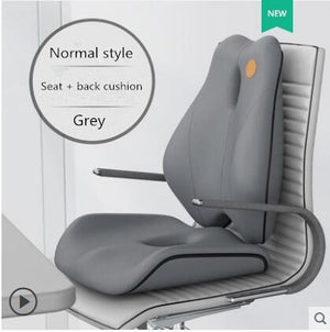 Memory Foam Seat Cushion Orthopedic Pillow Coccyx Office Chair Cushion Support Waist Back Pillow Car Seat Hip Massage Pad Sets | TageUnlimited
