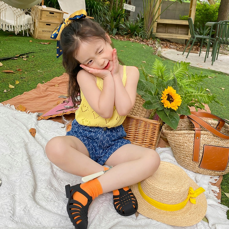 Baby Gladiator Sandals Casual Breathable Hollow Out Roman Shoes PVC Summer Kids Shoes Beach Children Sandals Girls | TageUnlimited