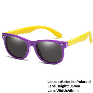LongKeeper Kids Polarized Sunglasses TR90 Boys Girls Sun Glasses Silicone Safety Glasses Gift For Children Baby UV400 Eyewear | TageUnlimited