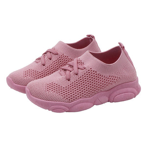 New Baby Sneakers Fashion Children Flat Shoes Infant Kids Baby Girls Boys Solid Stretch Mesh Sport Run Sneakers Shoes | TageUnlimited